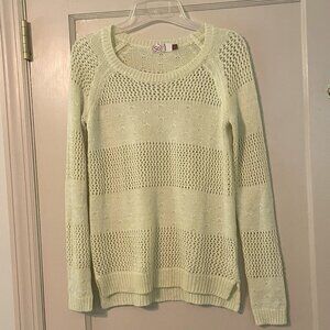 SO: Yellow Long-sleeve Knit Sweter